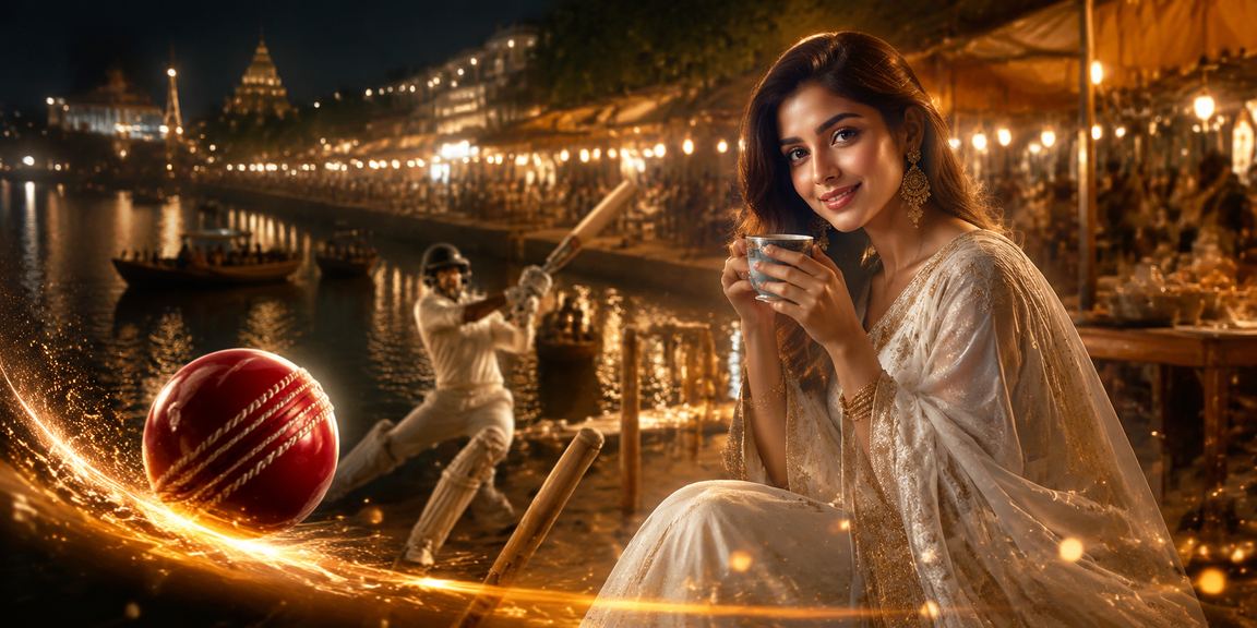 বরিশালে শাড়ি পরা নারী ক্রিকেট বেটিং উপভোগ করছেন